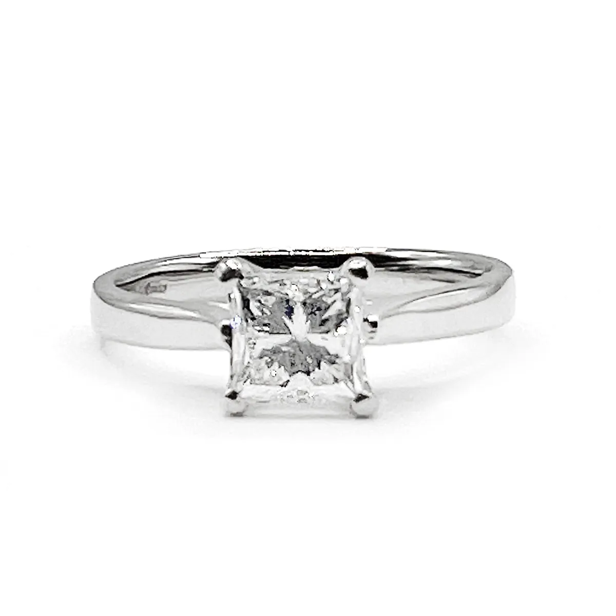 1.02ct Princess Cut Diamond Ring | Pre-Loved | Platinum