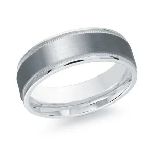 14K White Gold Ring from the Tantalum Collection by Malo - MRDTN-029-7W