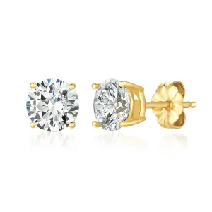 1.5ct Brilliant Stud Earrings in Gold