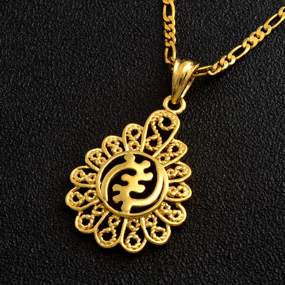 Adinkra Gye Nyame pendant necklaces