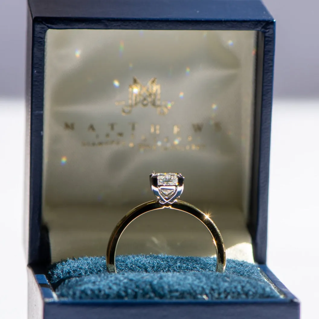 Anika | Princess Cut Solitaire Diamond Engagement Ring