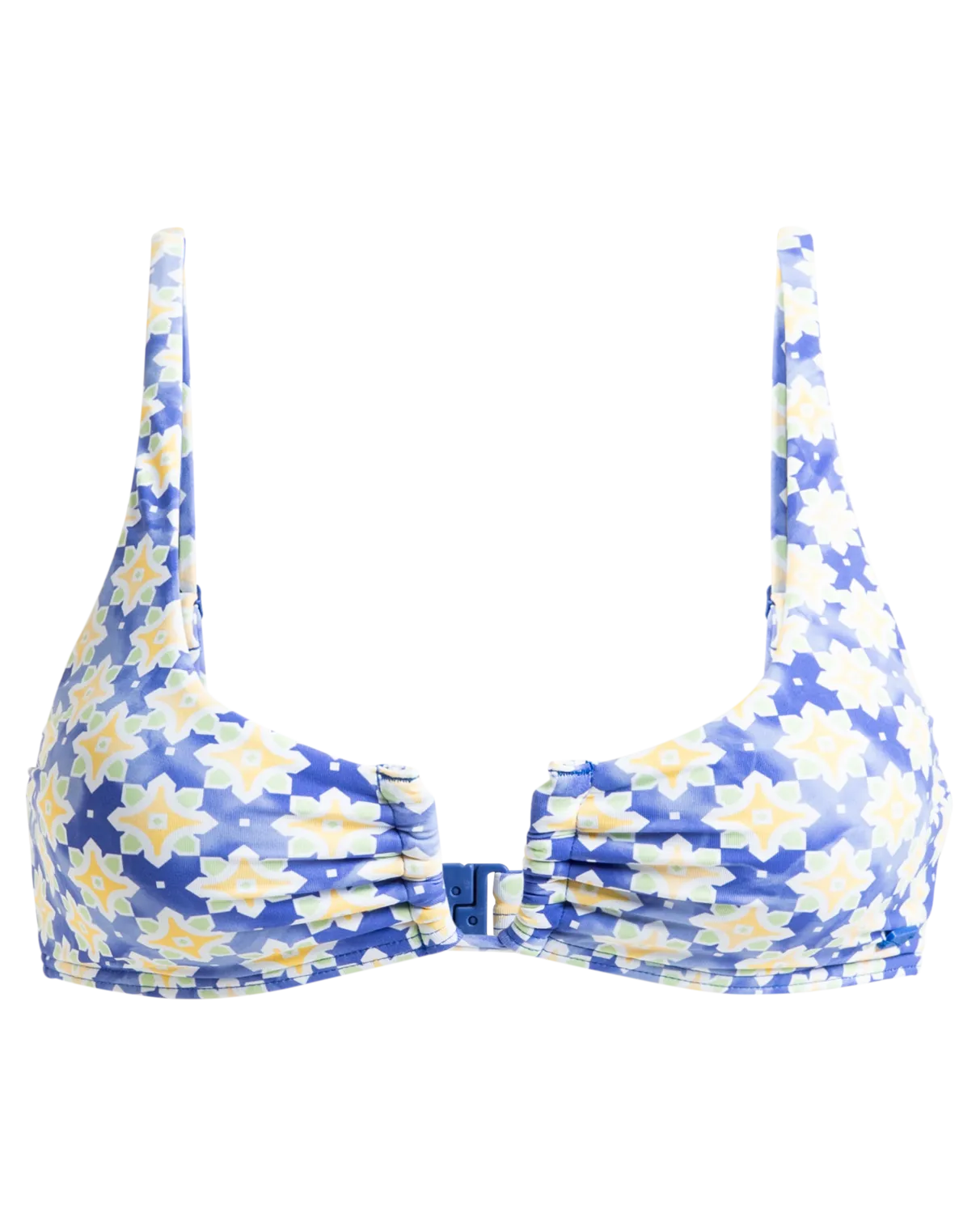 Artsy Tile U Bralette in Dazzling Blue Tile