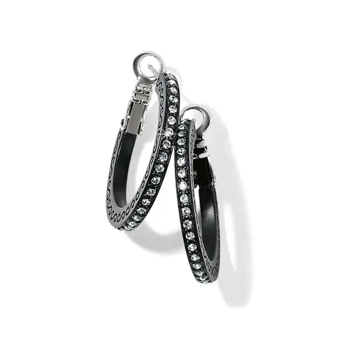 Brighton | Meridian Eclipse Small Hoop Earring in Black