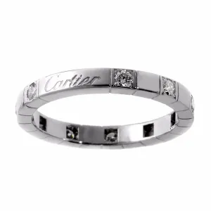 Cartier Lanieres Diamond Band White Gold Ring