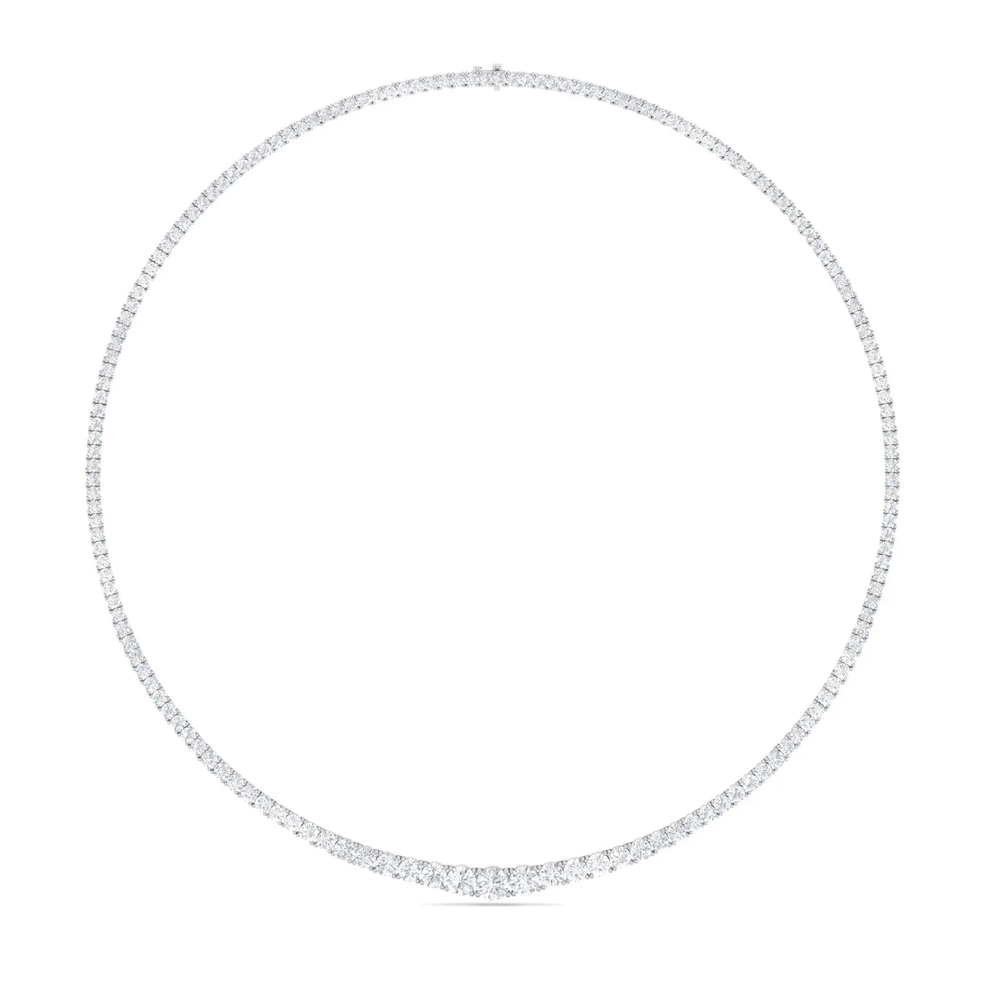 Classic Graduated Strand Of Diamonds