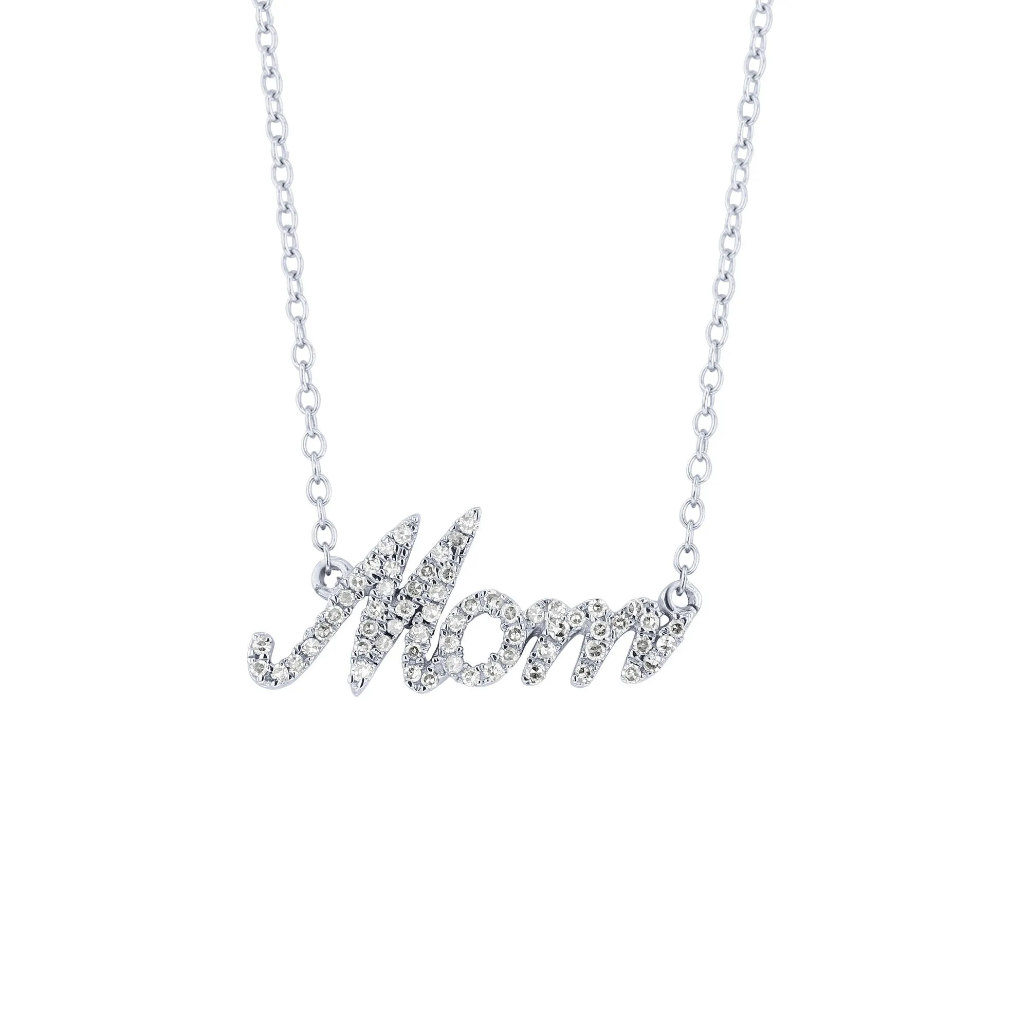 Classic Mom Diamond Necklace