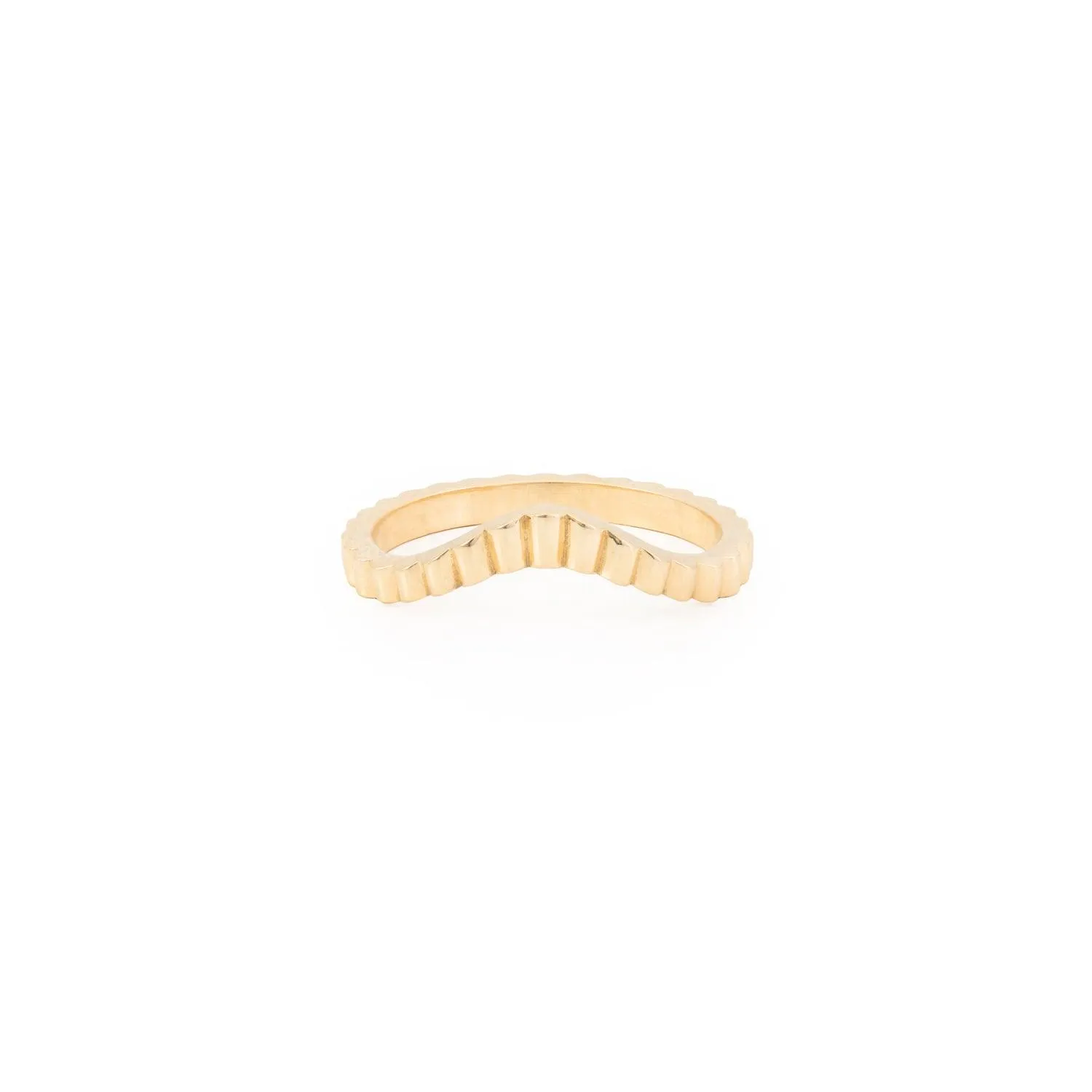 Contour band | 14k gold