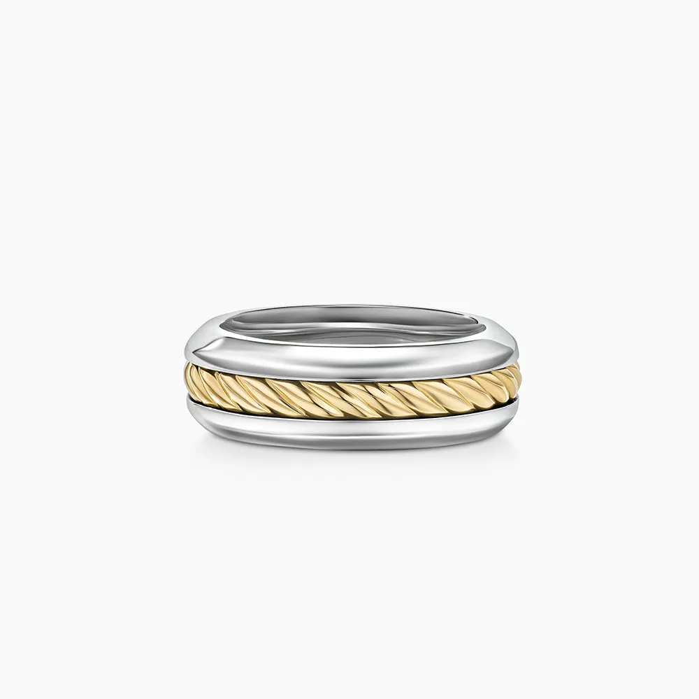 David Yurman Cable Inset Band Ring