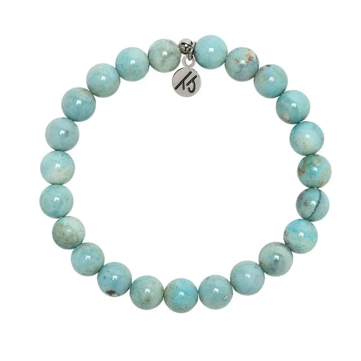 Defining Bracelet- Confidence Bracelet with Robin Egg Agate Gemstones