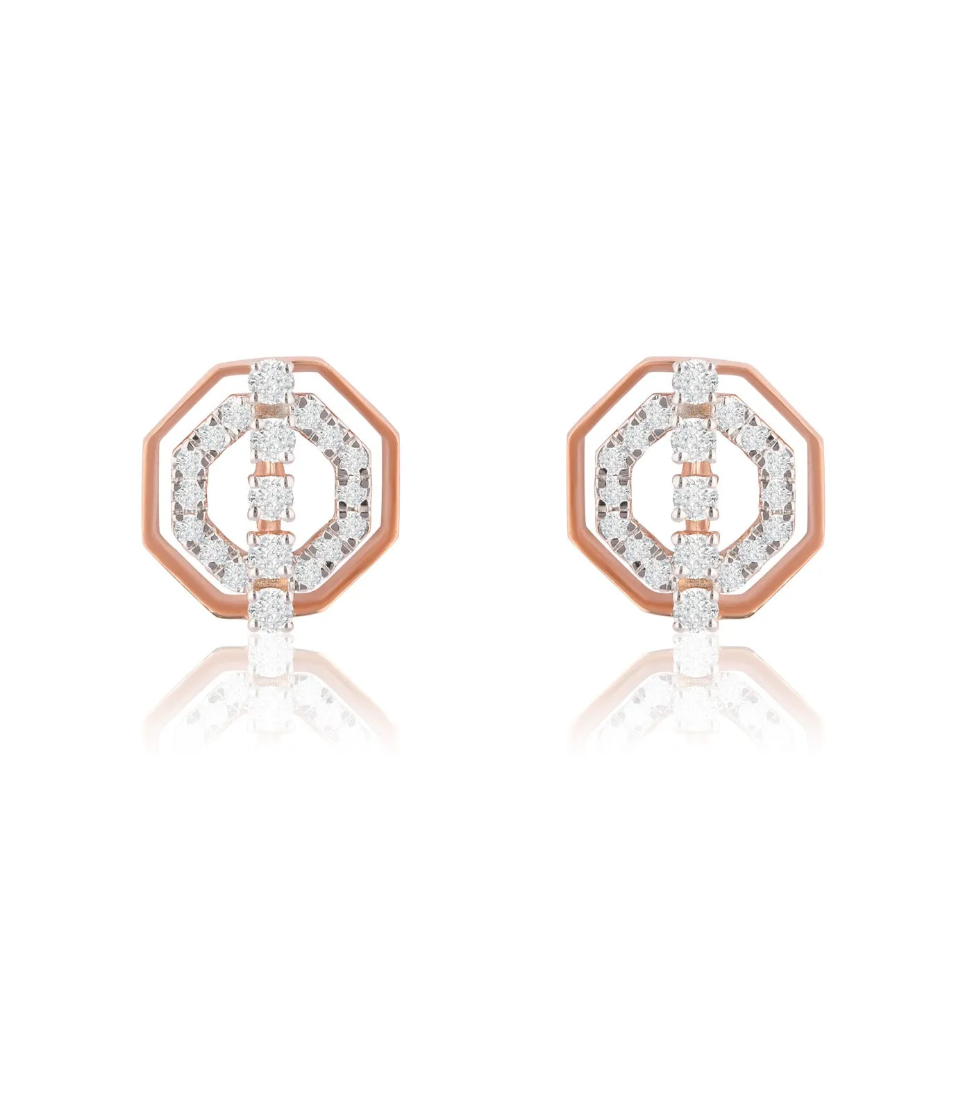 Diamond Chic facets Earrings