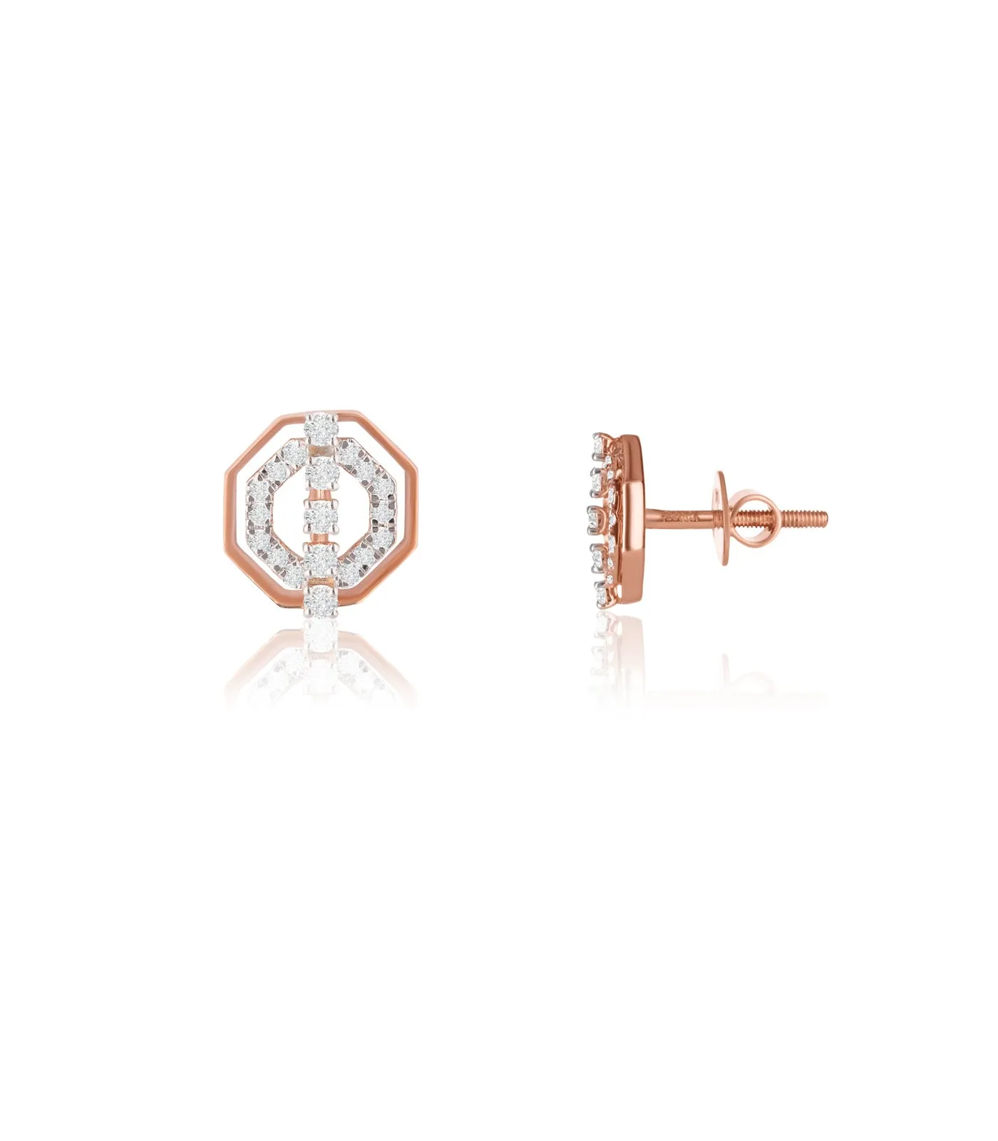 Diamond Chic facets Earrings