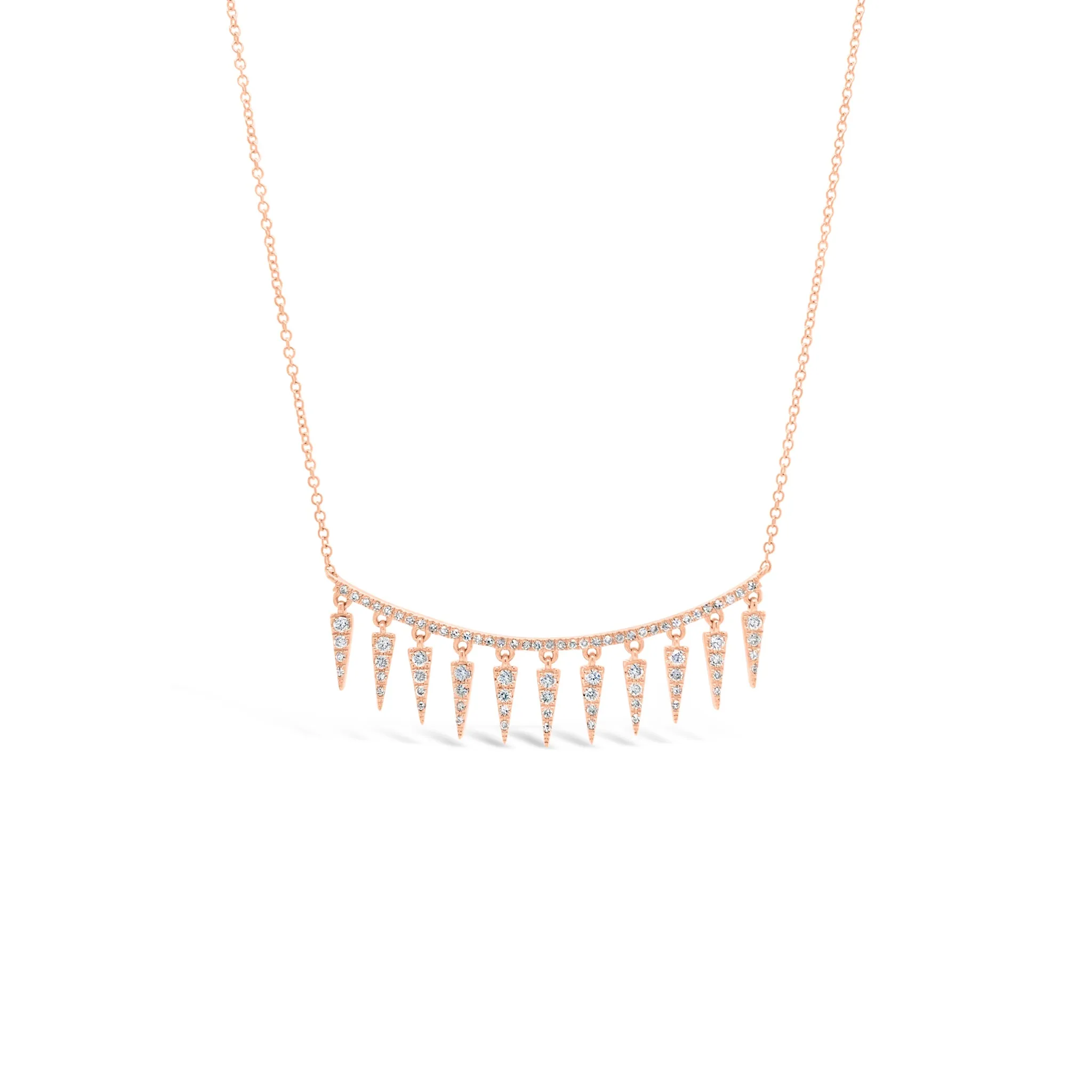 Diamond Spike Necklace Bar