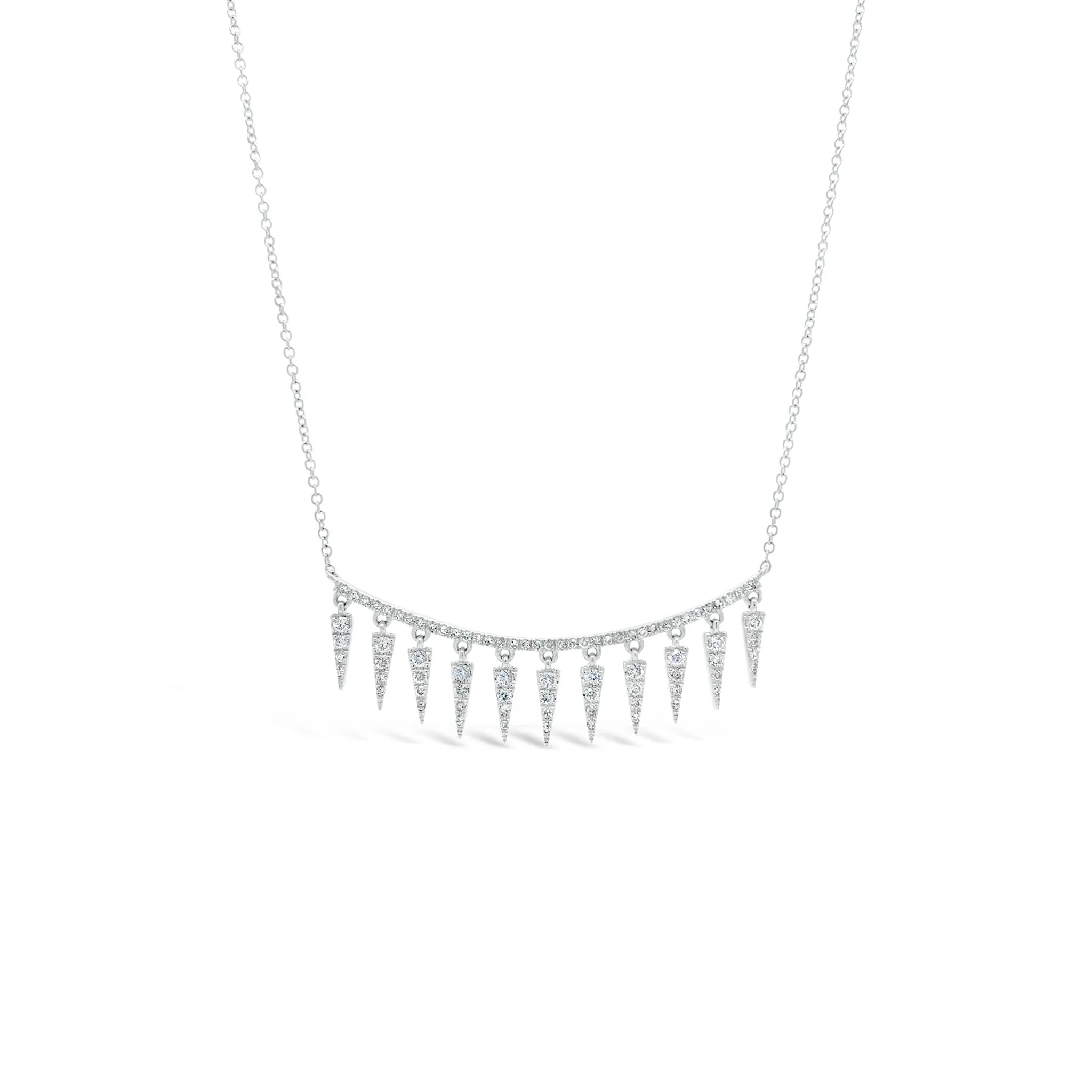 Diamond Spike Necklace Bar