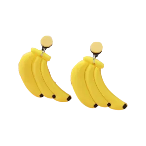 Earrings - Bunch of bananas drops