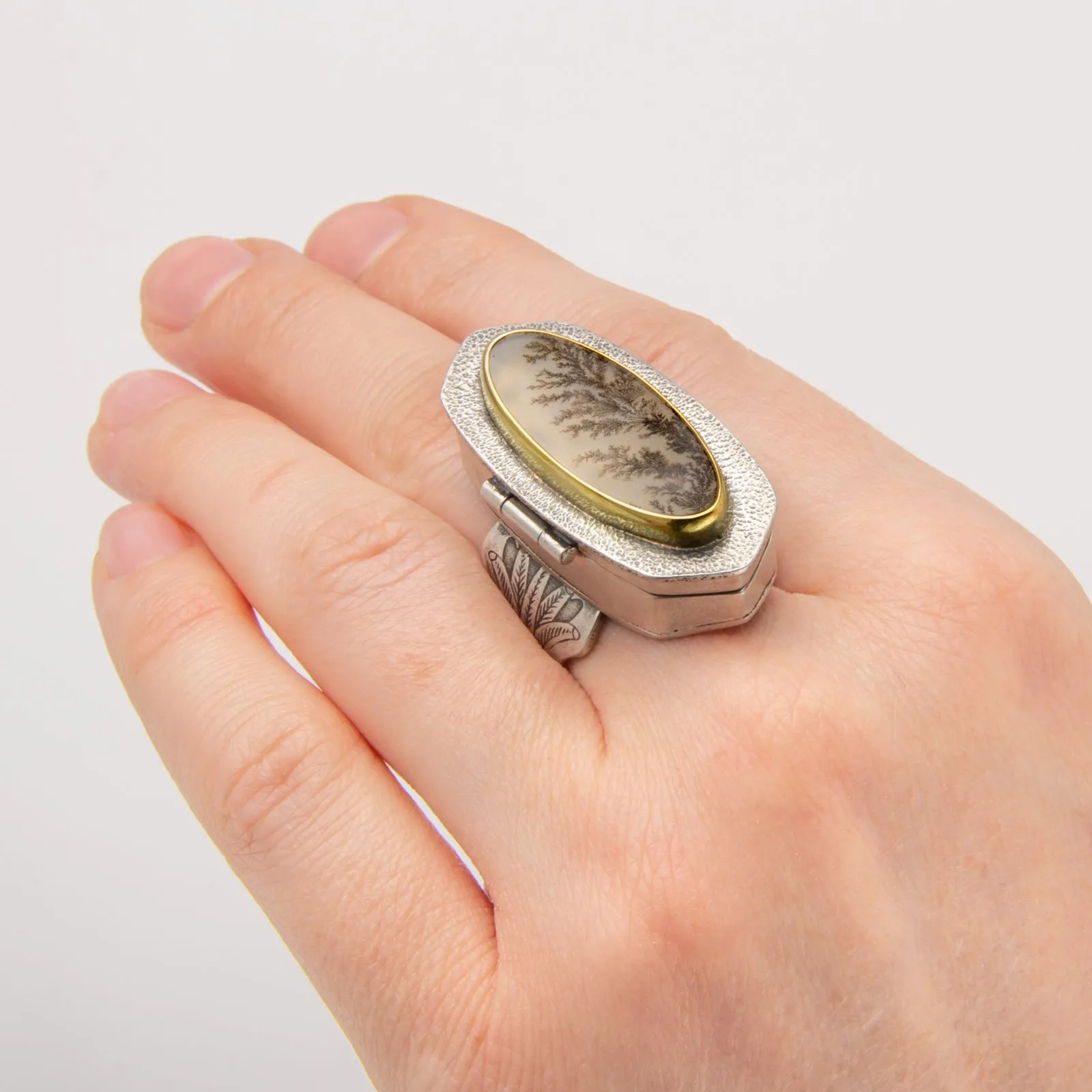 Eryn Rosenbaum | Inside/Outside Poison Ring with Hinged Band