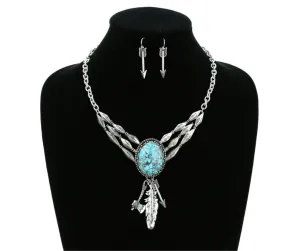 Follow Your Arrow Stone Necklace Set