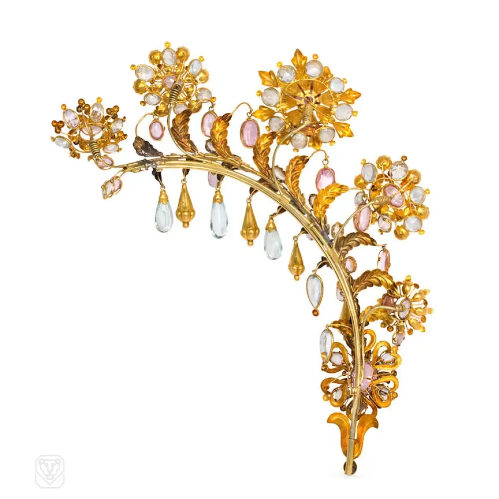 Georgian corsage brooch