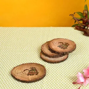 Haathi Tribal Coaster - Set Of Four