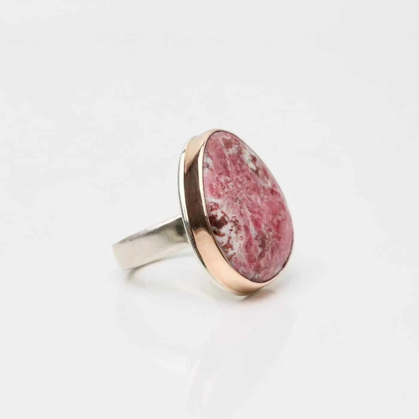 Jamie Joseph Vertical Asymmetrical Thulite Ring