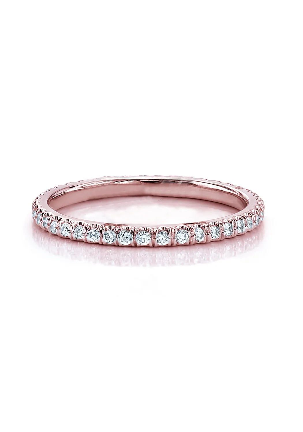 Katharine James Juliet's Love 18KRG Diamond Eternity Band