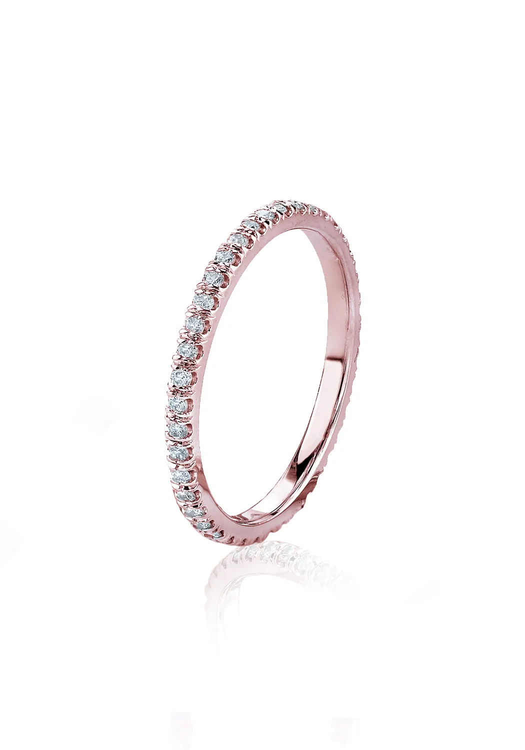 Katharine James Juliet's Love 18KRG Diamond Eternity Band