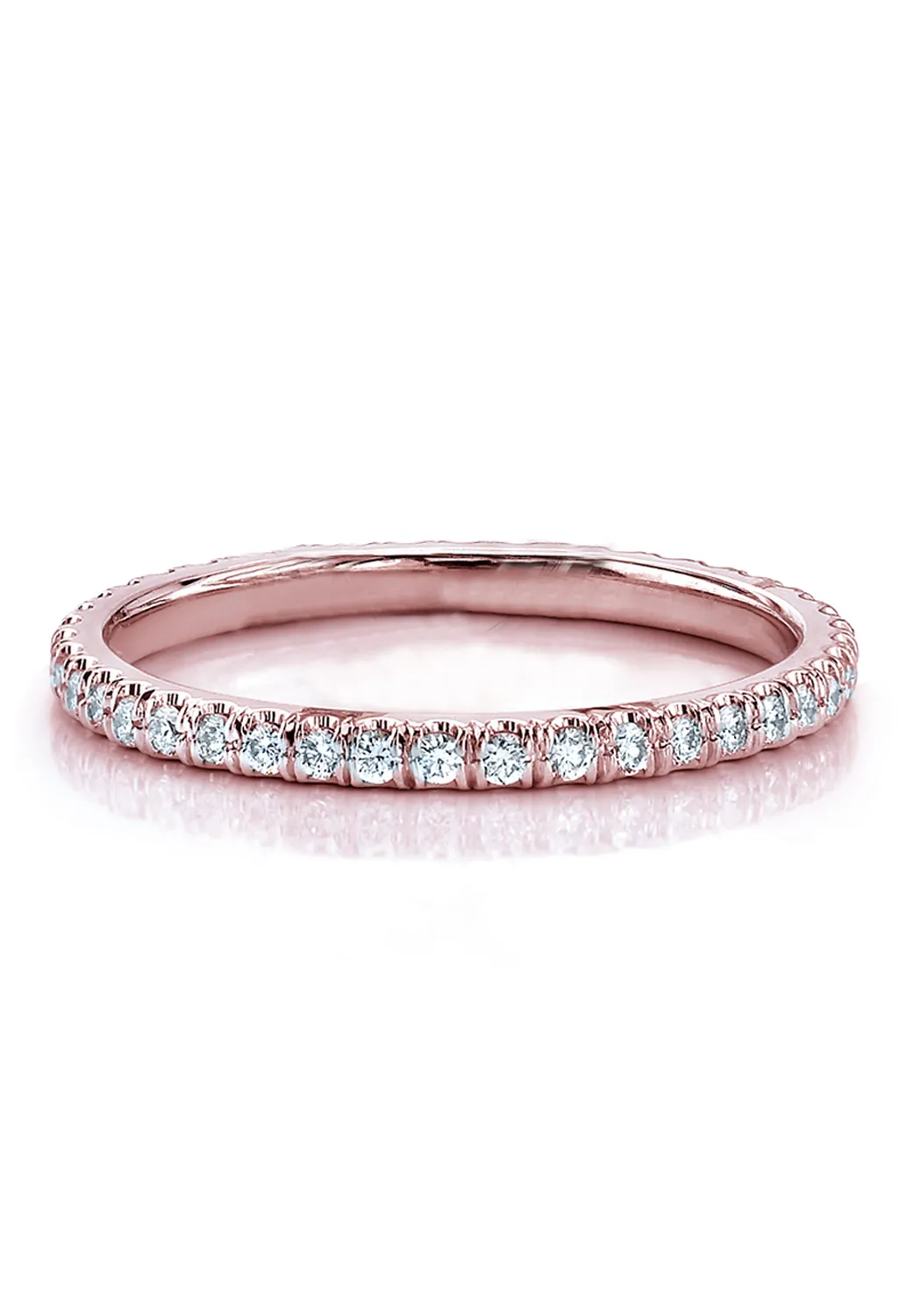 Katharine James Juliet's Love 18KRG Diamond Eternity Band