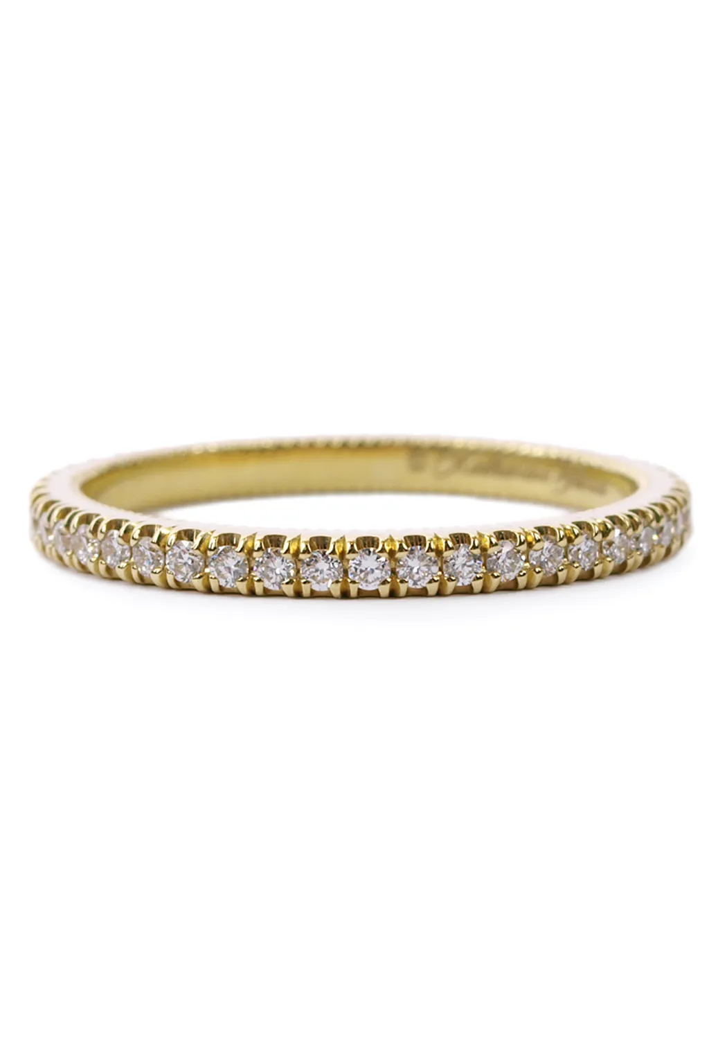 Katharine James Juliet's Love 18KYG Diamond Eternity Band