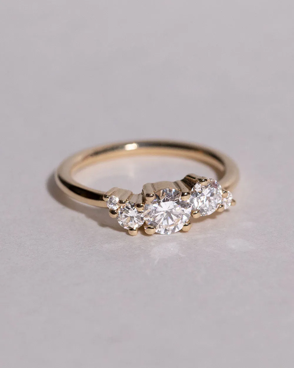 Lab Grown 0.5ct Diamond Cluster Ring