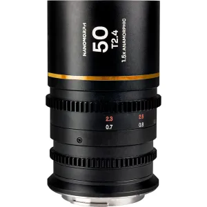 Laowa Nanomorph 50mm T2.4 1.5X S35 (Amber) - (Cine) MFT