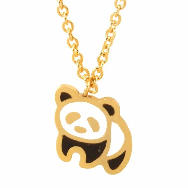 Lovely Panda Necklace Women