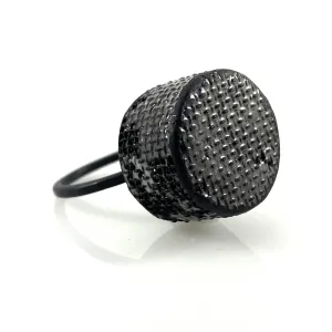 Mesh Medallion Ring