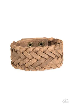 Paparazzi Bracelet ~ Pirate Port - Brown