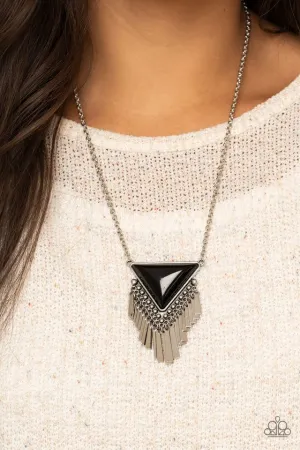 Paparazzi Necklace ~ Badlands Bonanza - Black