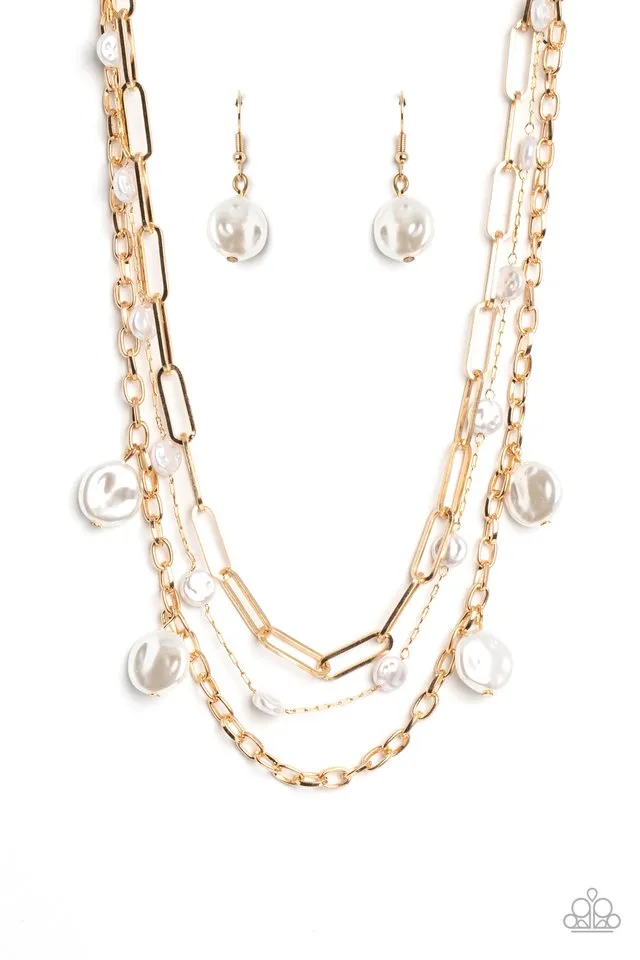 Paparazzi Necklace ~ Blissful Ballad - Gold