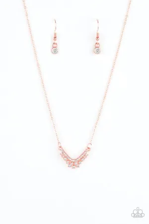 Paparazzi Necklace ~ Classically Classic - Copper