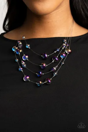 Paparazzi Necklace ~ Cosmic Real Estate - Multi