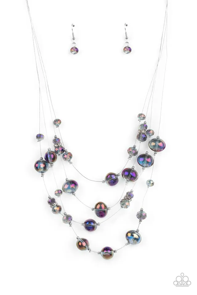 Paparazzi Necklace ~ Cosmic Real Estate - Multi