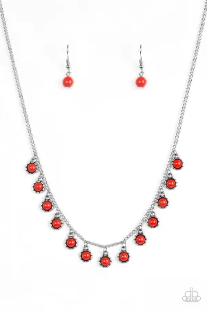 Paparazzi Necklace ~ Gypsy Glow - Red