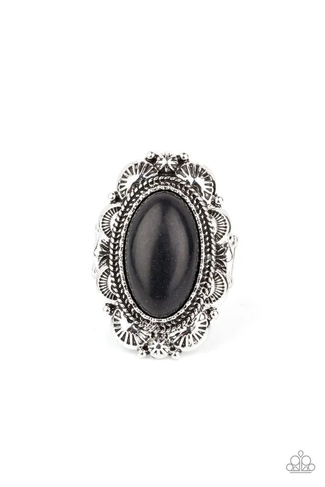 Paparazzi Ring ~ Bring Down The RANCH House - Black