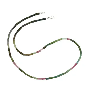 Small Cylinder Multicolor Tourmaline Strand