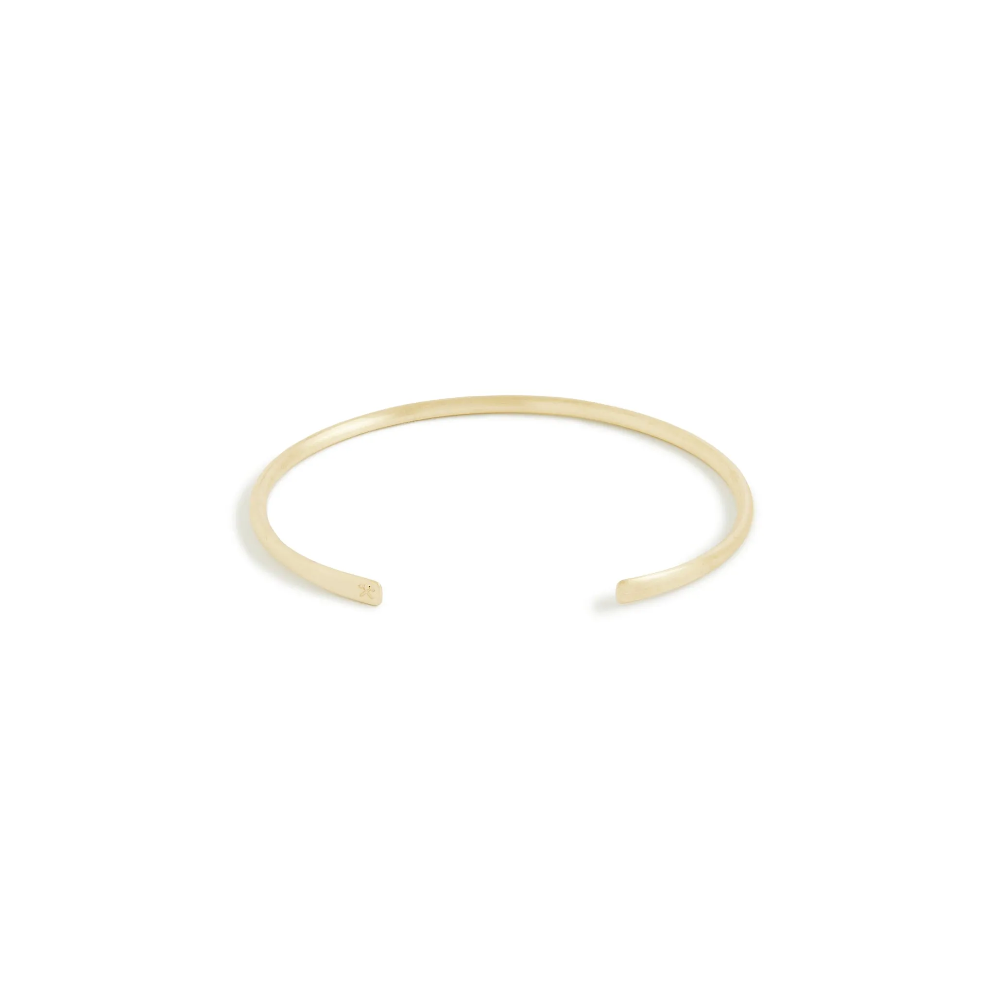 Solid Gold Fineline Champion Cuff