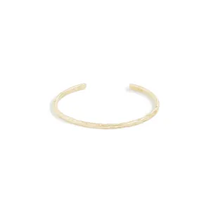 Solid Gold Gossamer Cuff