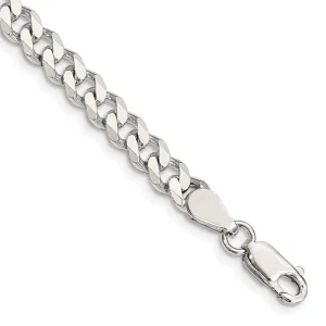 Sterling Silver 6mm Curb Chain Bracelet