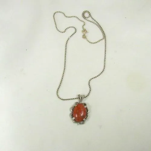 Sunstone Gemstone Pendant Necklace