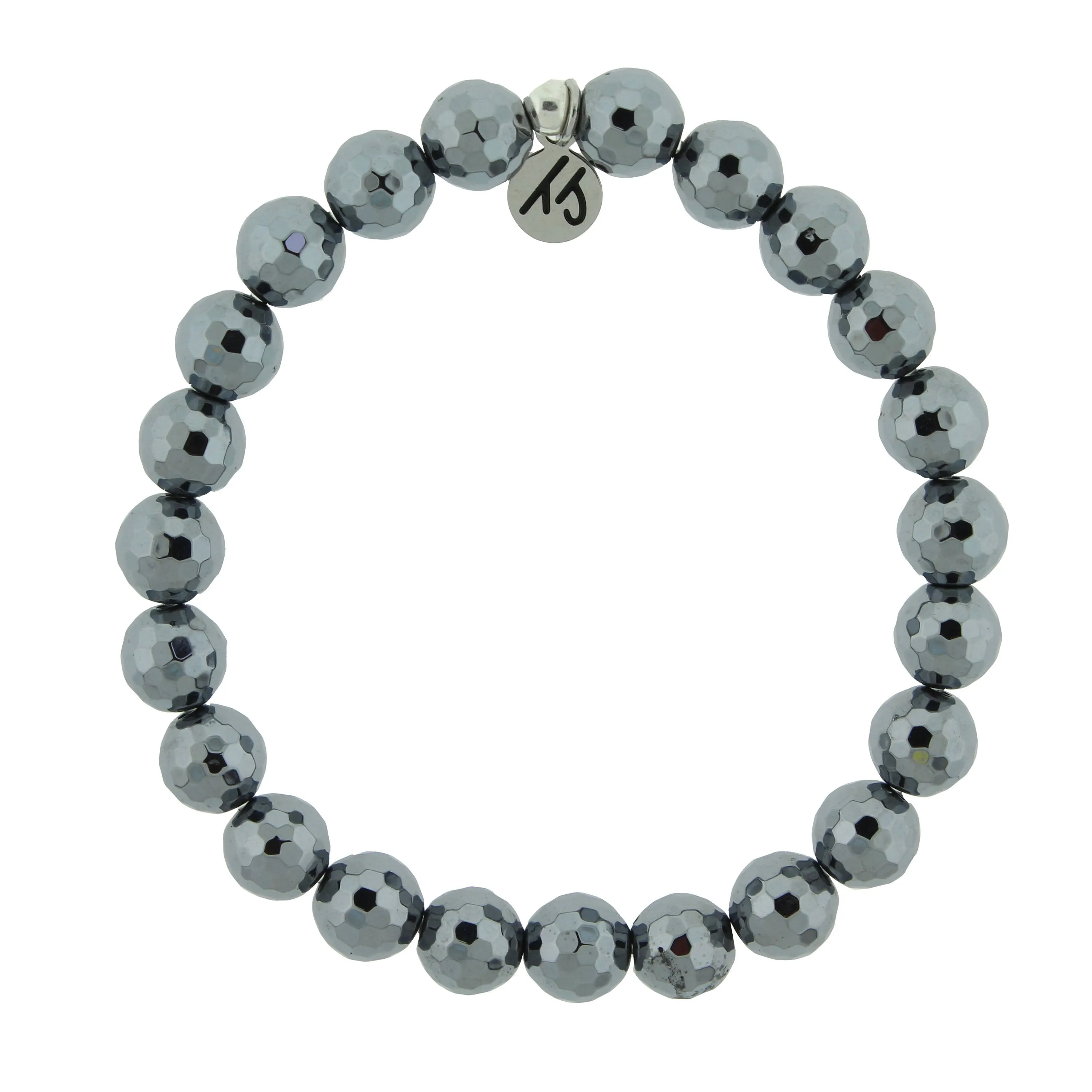 Terahertz Stone Positive Energy Stacker Bracelet