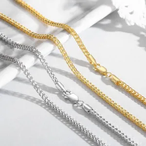 Unisex Foxtail Chain - 2.5mm Width