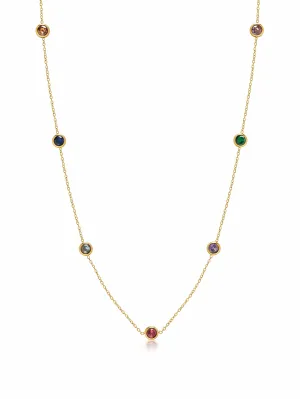 Women's Multi Gemstone Necklace