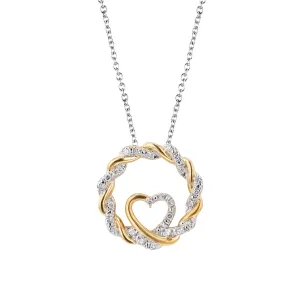 Wrapped Up In Love Diamond Necklace