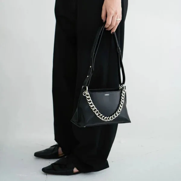 X Nihilo Everly Leather Handbag Black